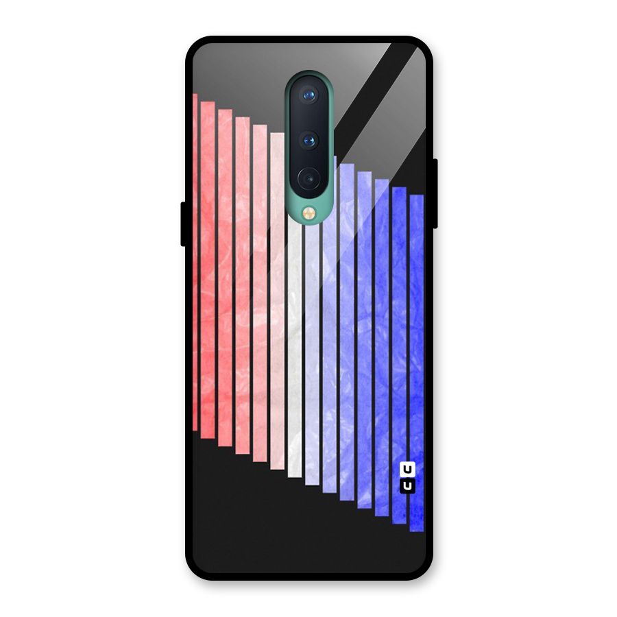 Simple Bars Glass Back Case for OnePlus 8