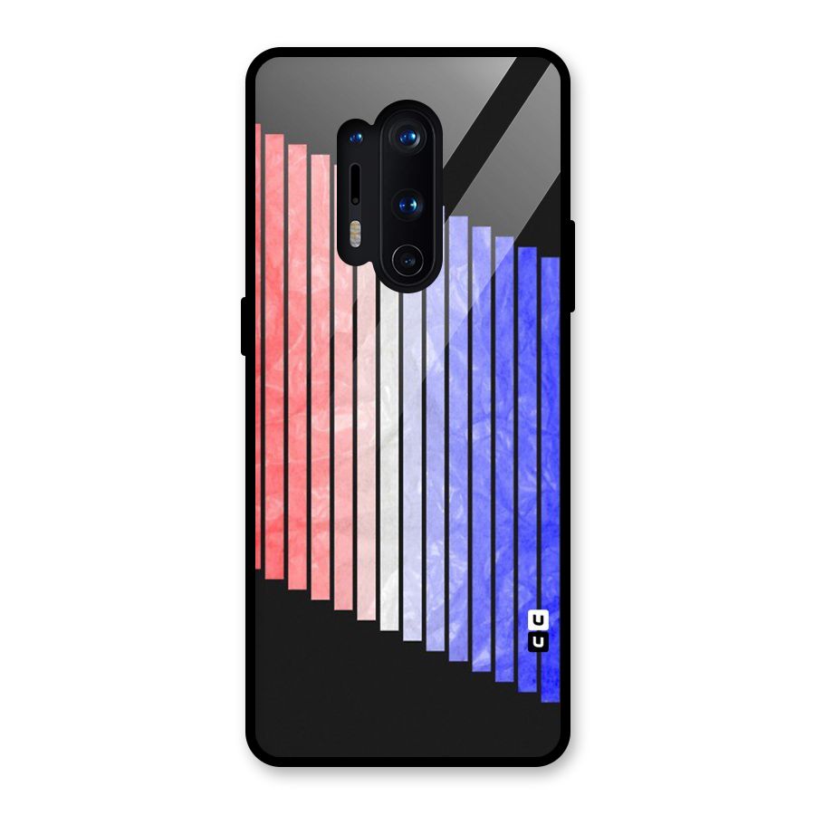 Simple Bars Glass Back Case for OnePlus 8 Pro