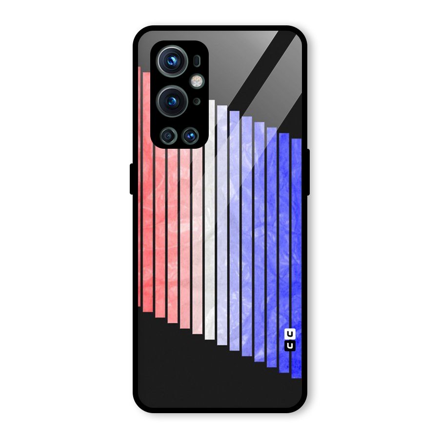 Simple Bars Glass Back Case for OnePlus 9 Pro