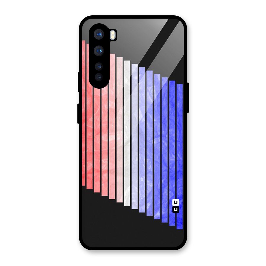 Simple Bars Glass Back Case for OnePlus Nord