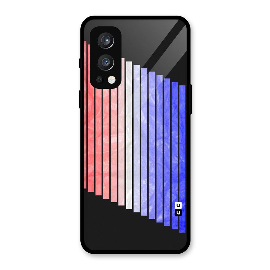 Simple Bars Glass Back Case for OnePlus Nord 2 5G