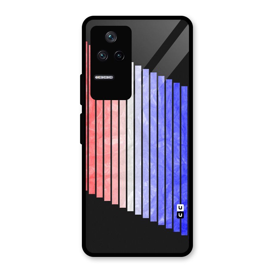 Simple Bars Glass Back Case for Poco F4 5G