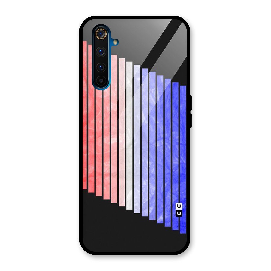 Simple Bars Glass Back Case for Realme 6 Pro