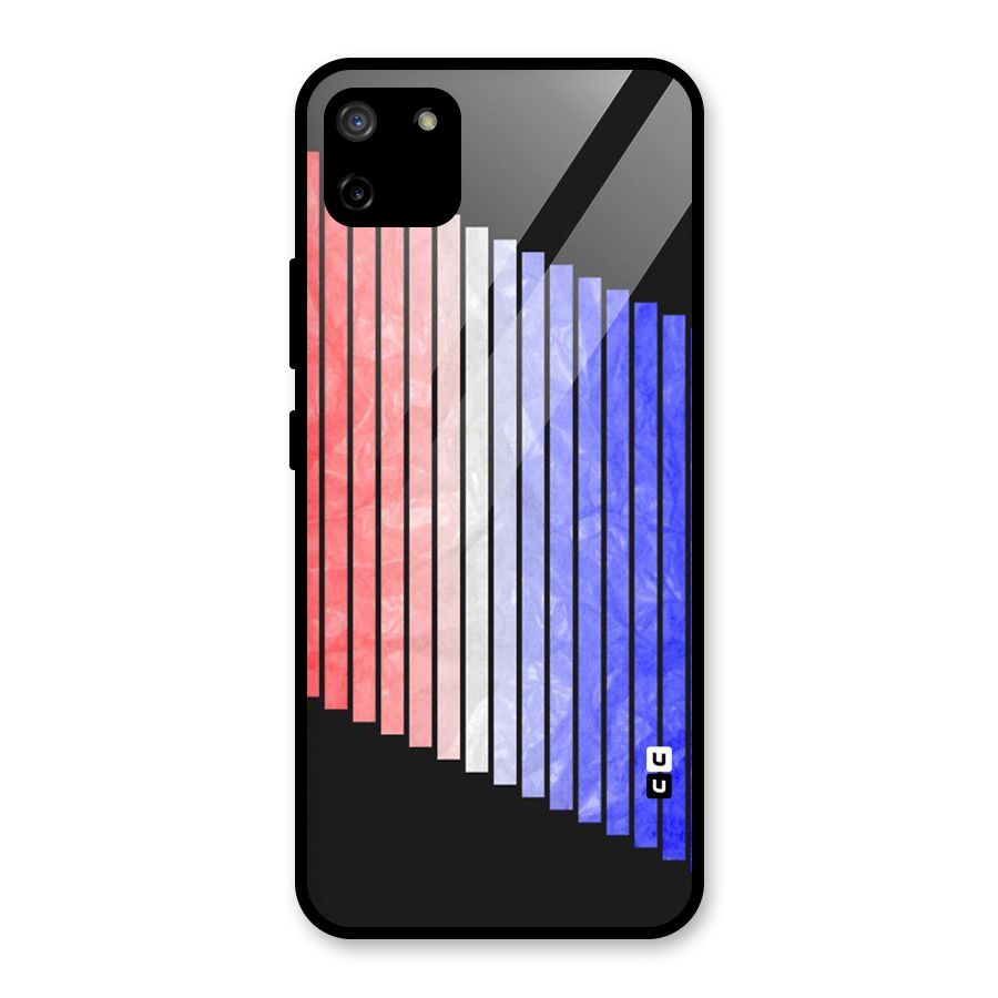 Simple Bars Glass Back Case for Realme C11