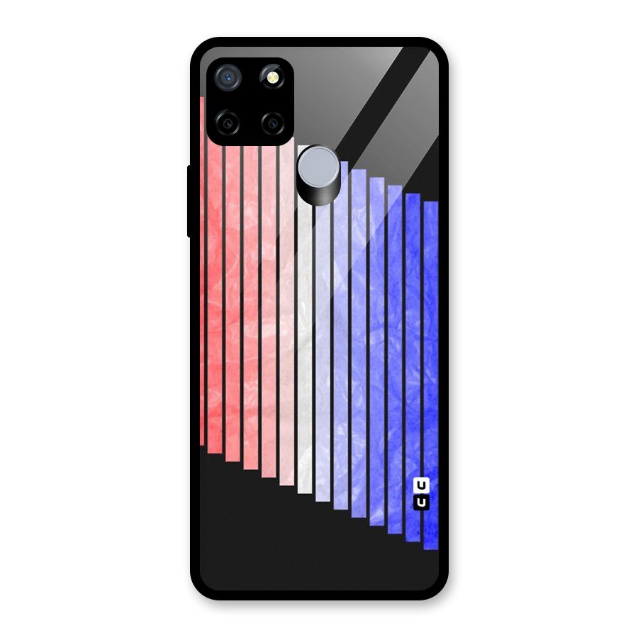 Simple Bars Glass Back Case for Realme C12