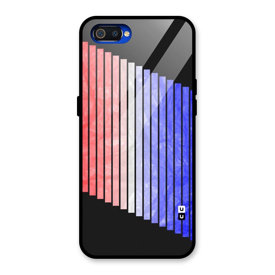 Simple Bars Glass Back Case for Realme C2