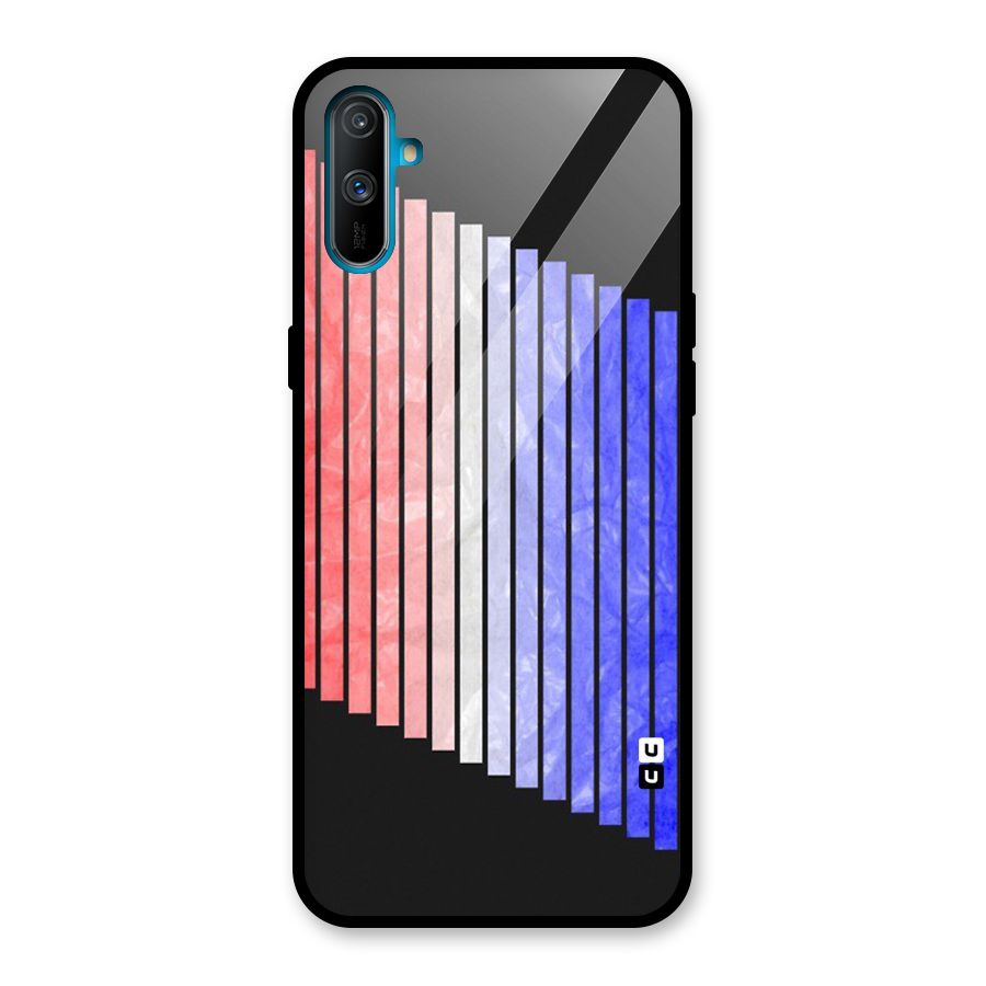 Simple Bars Glass Back Case for Realme C3