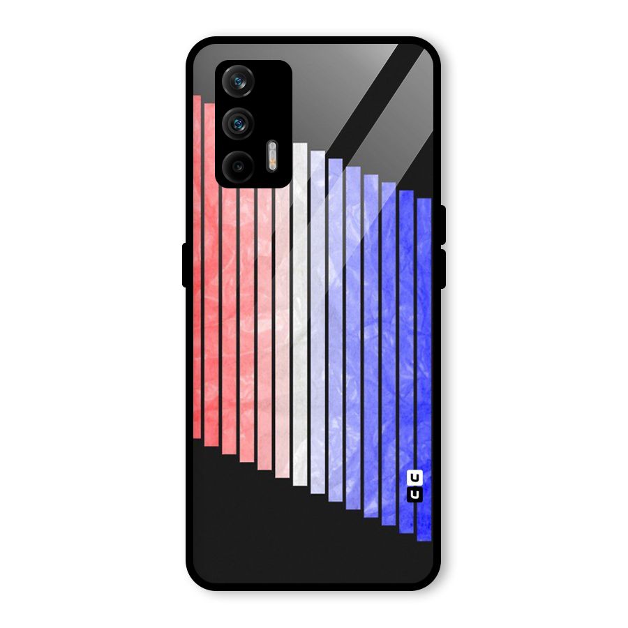 Simple Bars Glass Back Case for Realme GT 5G