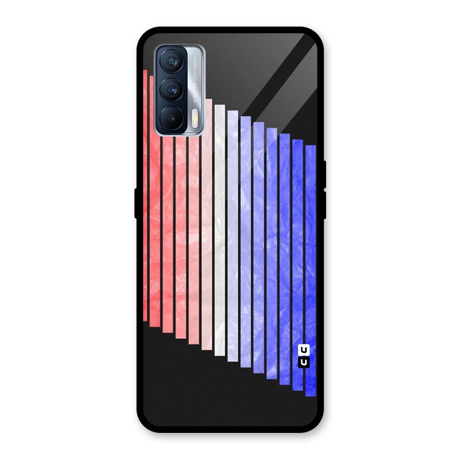 Simple Bars Glass Back Case for Realme X7