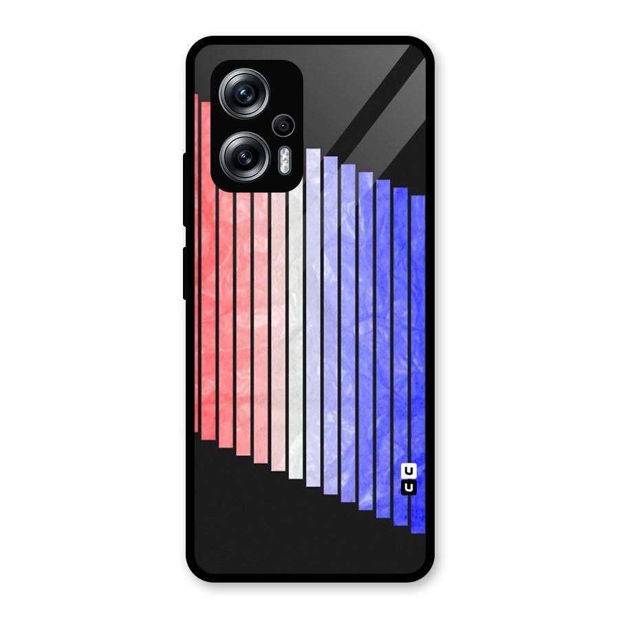 Simple Bars Glass Back Case for Redmi K50i