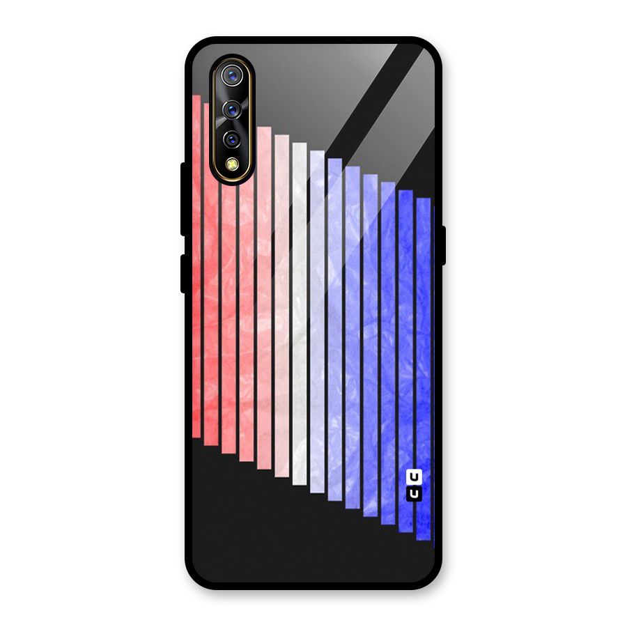 Simple Bars Glass Back Case for Vivo S1