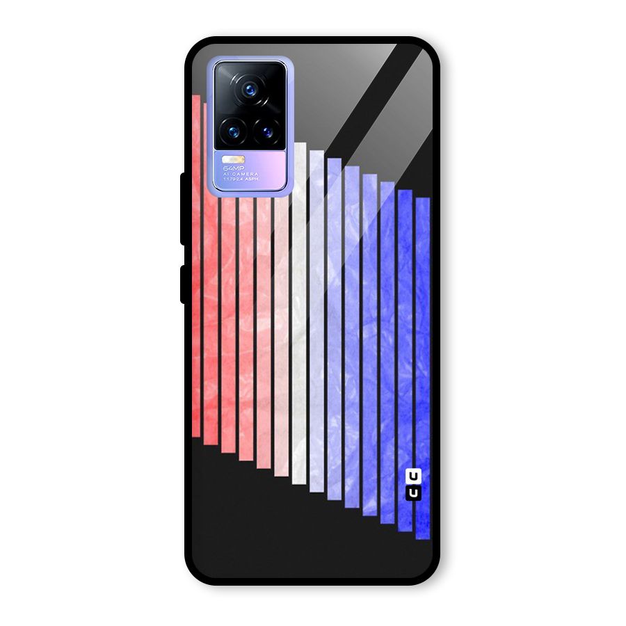 Simple Bars Glass Back Case for Vivo Y73