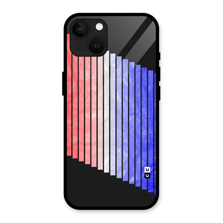 Simple Bars Glass Back Case for iPhone 13