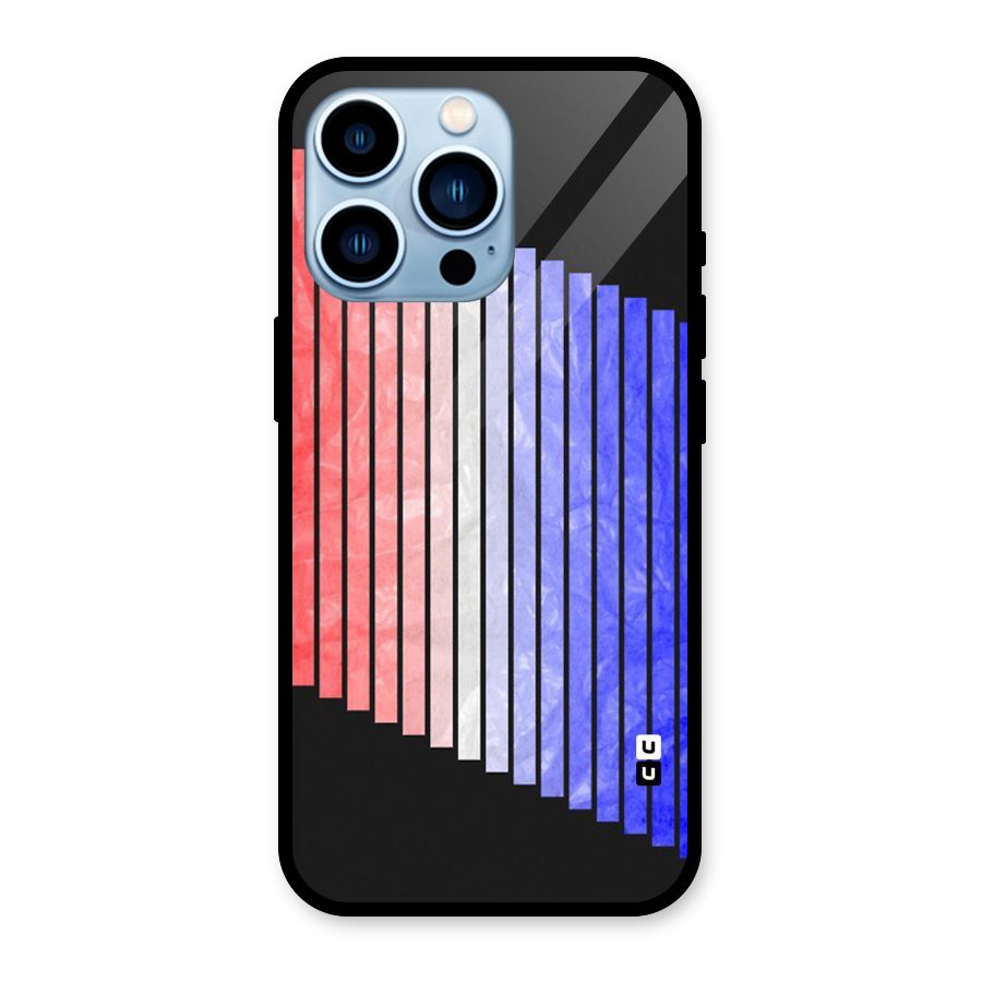Simple Bars Glass Back Case for iPhone 13 Pro