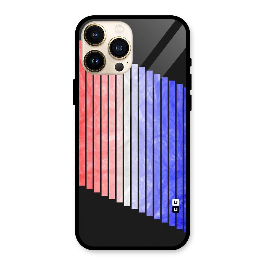 Simple Bars Glass Back Case for iPhone 13 Pro Max