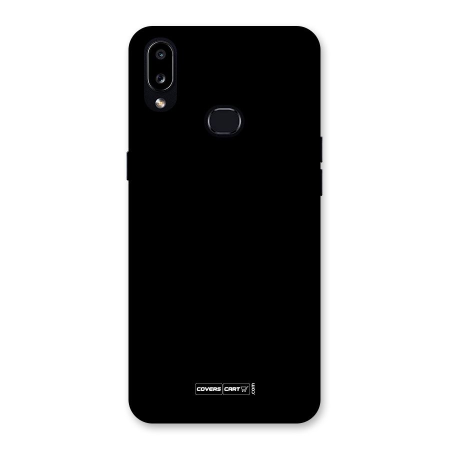 Simple Black Back Case for Galaxy A10s