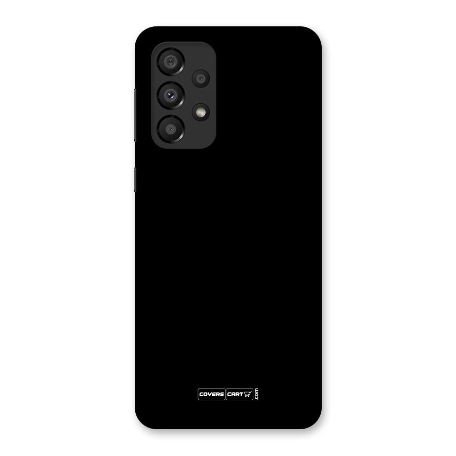 Simple Black Back Case for Galaxy A33 5G