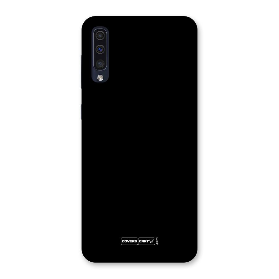 Simple Black Back Case for Galaxy A50s