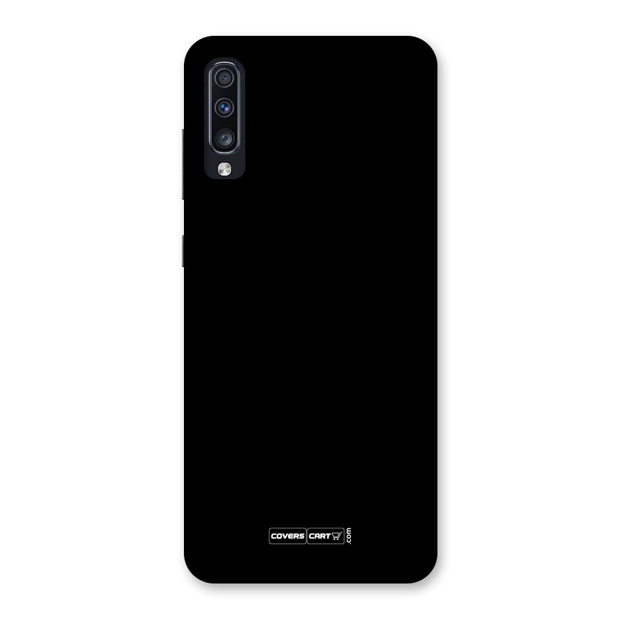 Simple Black Back Case for Galaxy A70s