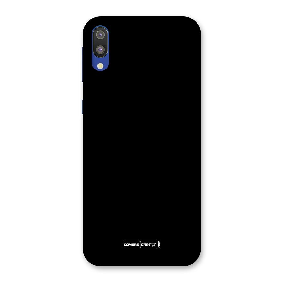 Simple Black Back Case for Galaxy M10