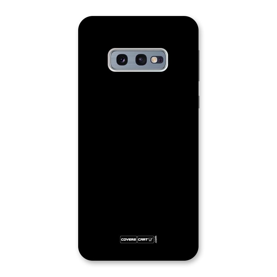 Simple Black Back Case for Galaxy S10e