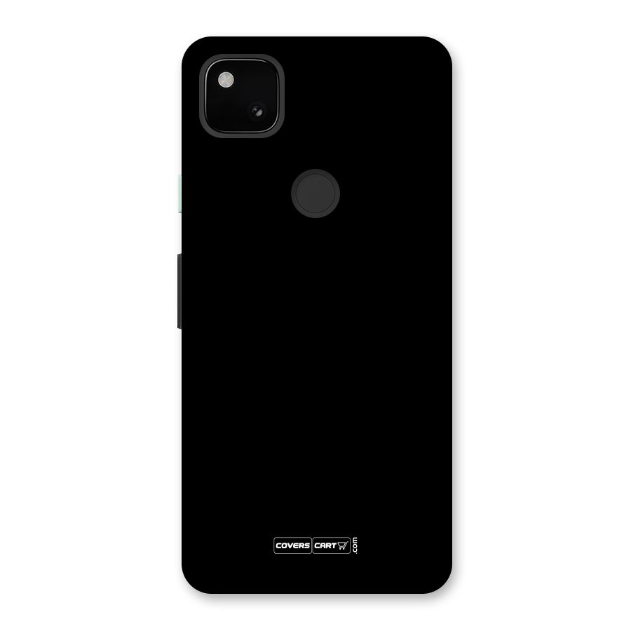 Simple Black Back Case for Google Pixel 4a