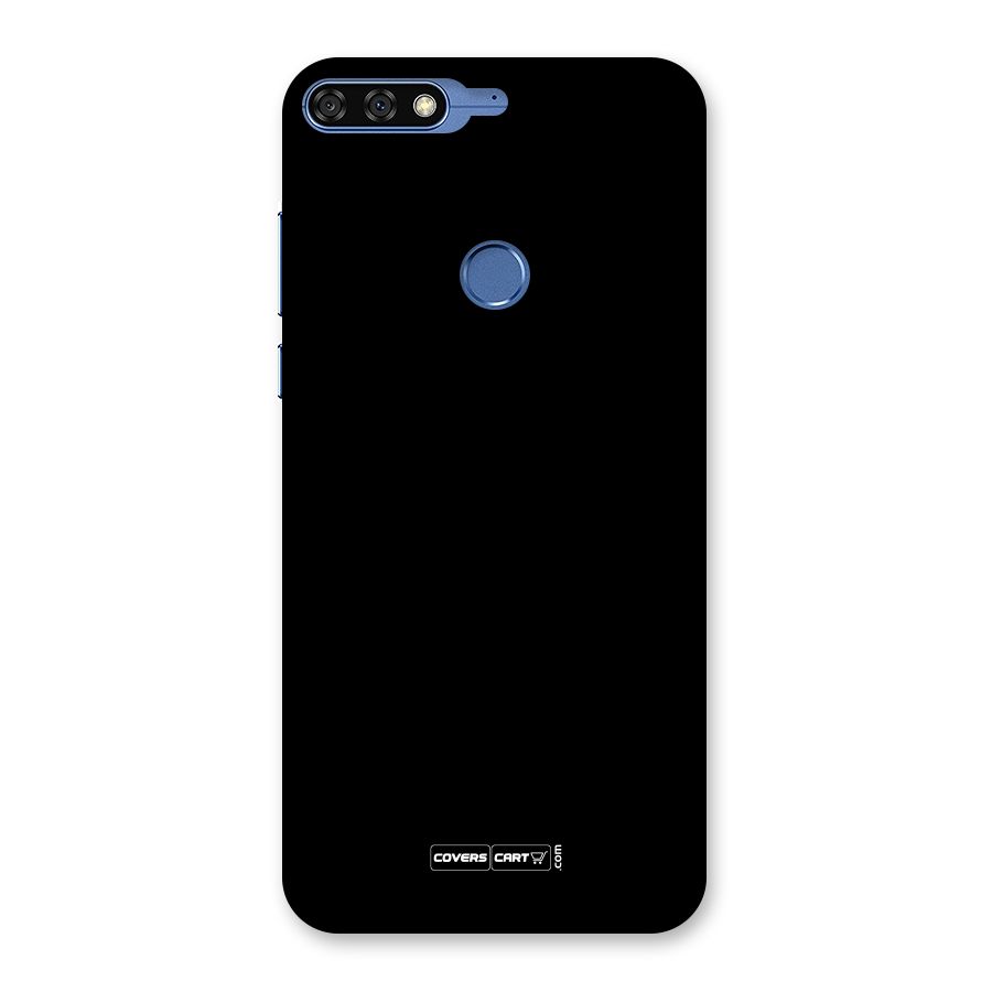 Simple Black Back Case for Honor 7C