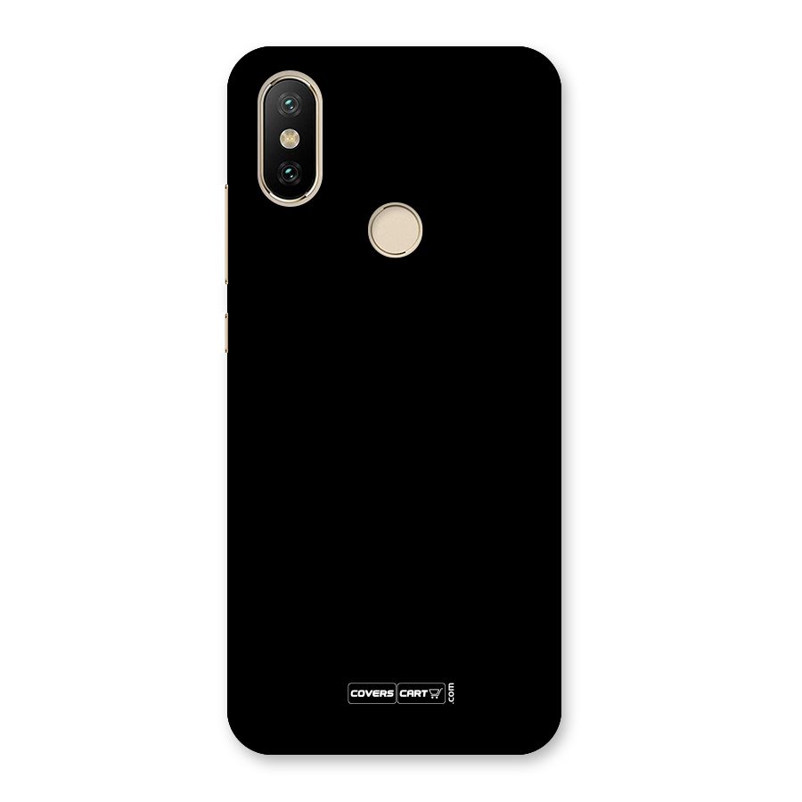 Simple Black Back Case for Mi A2