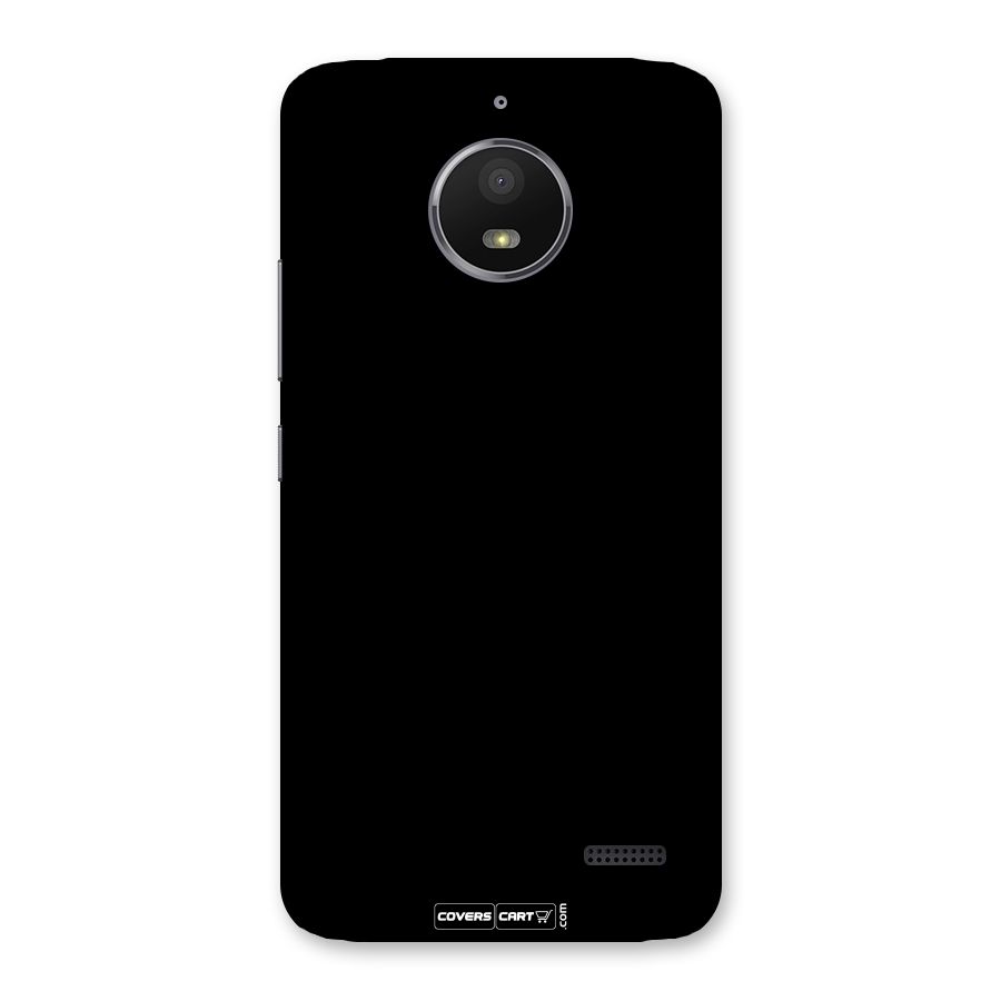 Simple Black Back Case for Moto E4