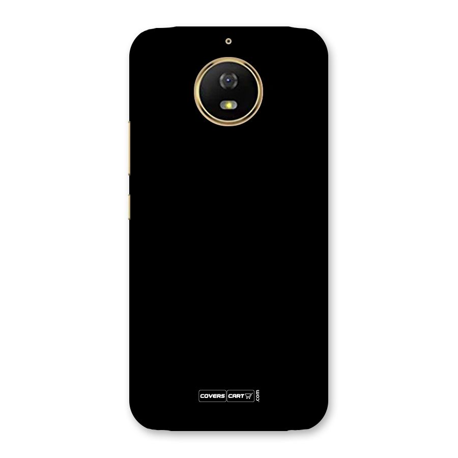 Simple Black Back Case for Moto G5s