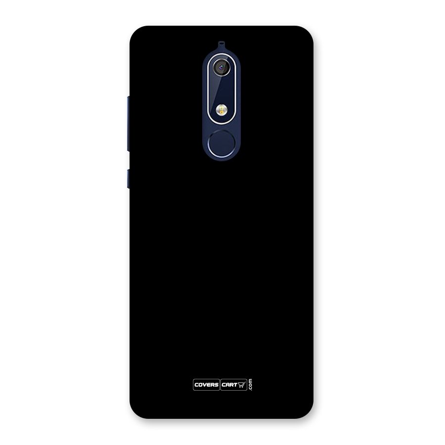 Simple Black Back Case for Nokia 5.1
