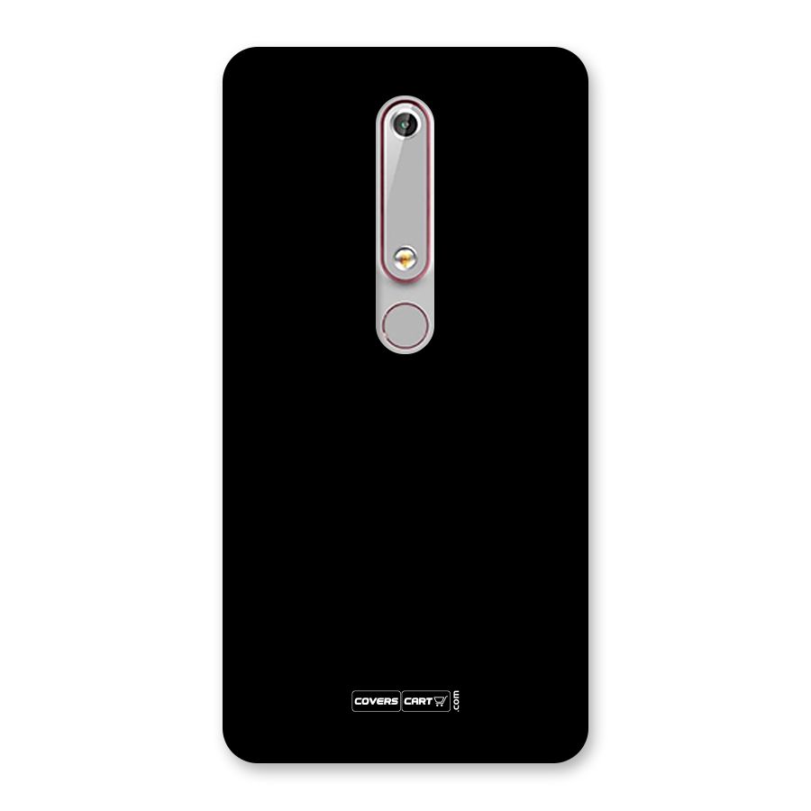 Simple Black Back Case for Nokia 6.1