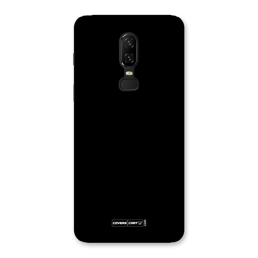 Simple Black Back Case for OnePlus 6