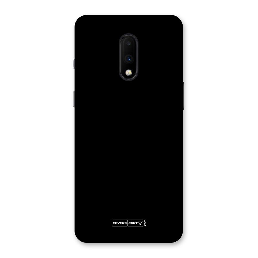 Simple Black Back Case for OnePlus 7