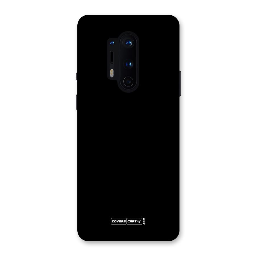 Simple Black Back Case for OnePlus 8 Pro