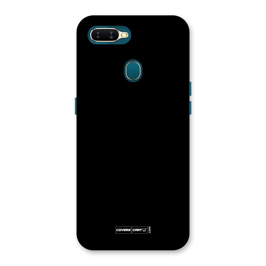 Simple Black Back Case for Oppo A11k