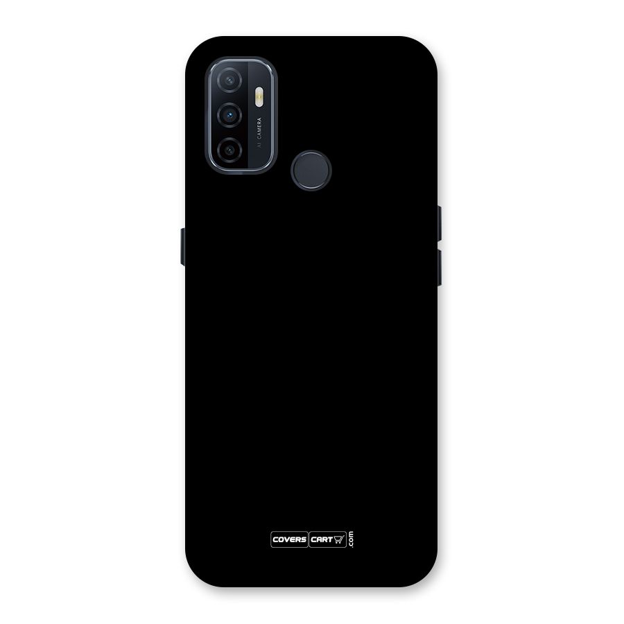 Simple Black Back Case for Oppo A32