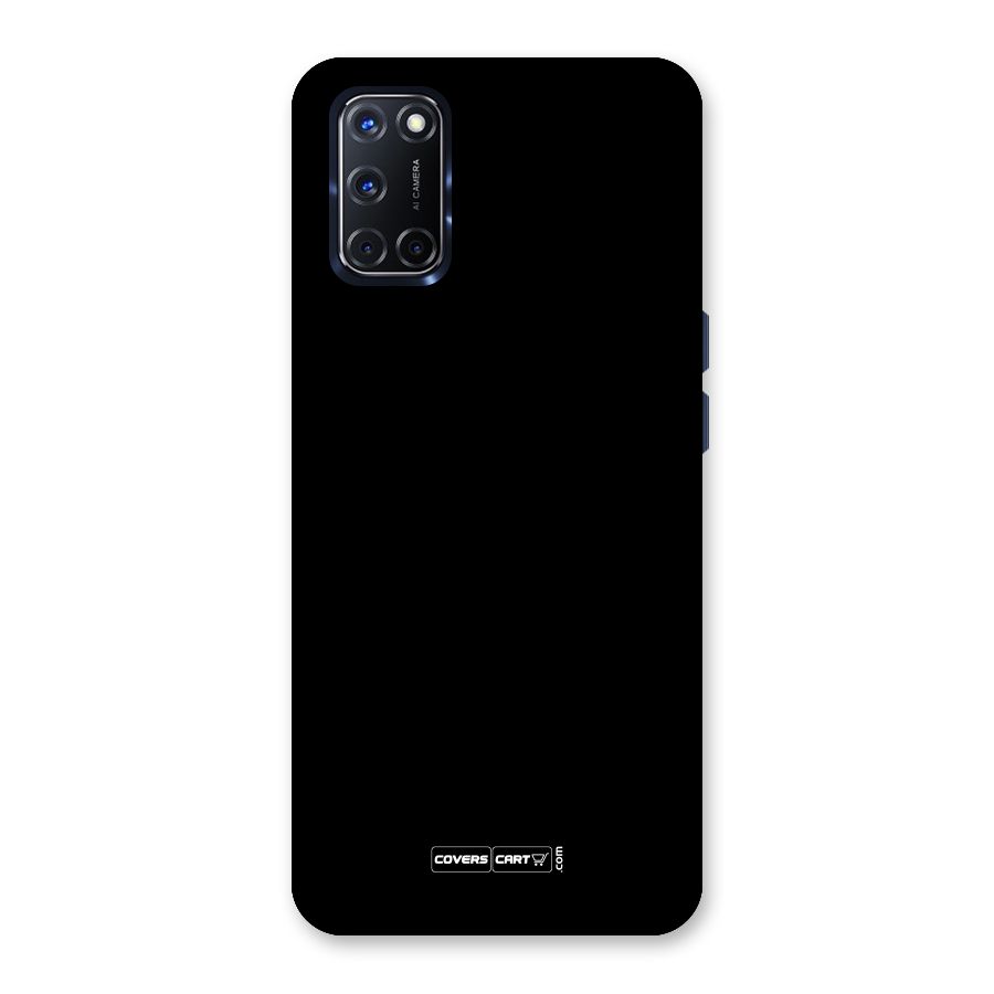 Simple Black Back Case for Oppo A52