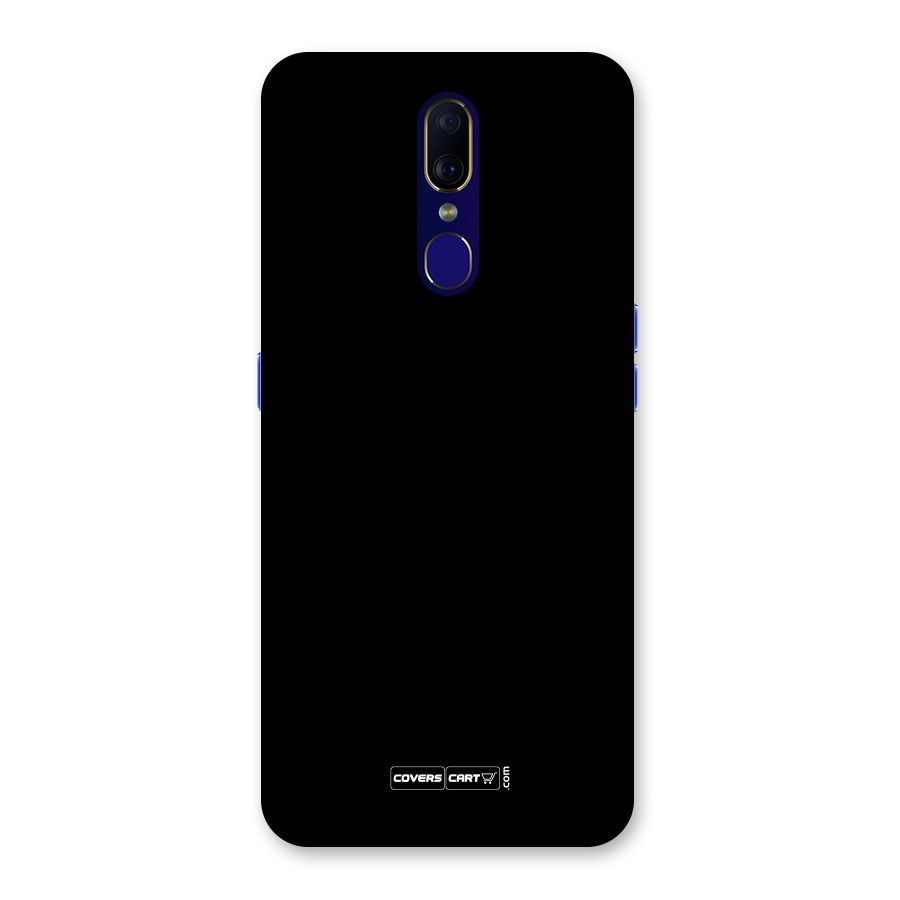 Simple Black Back Case for Oppo F11