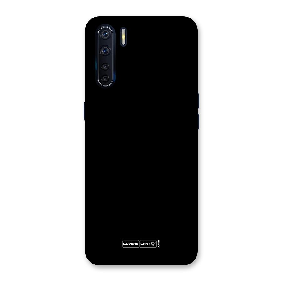 Simple Black Back Case for Oppo F15