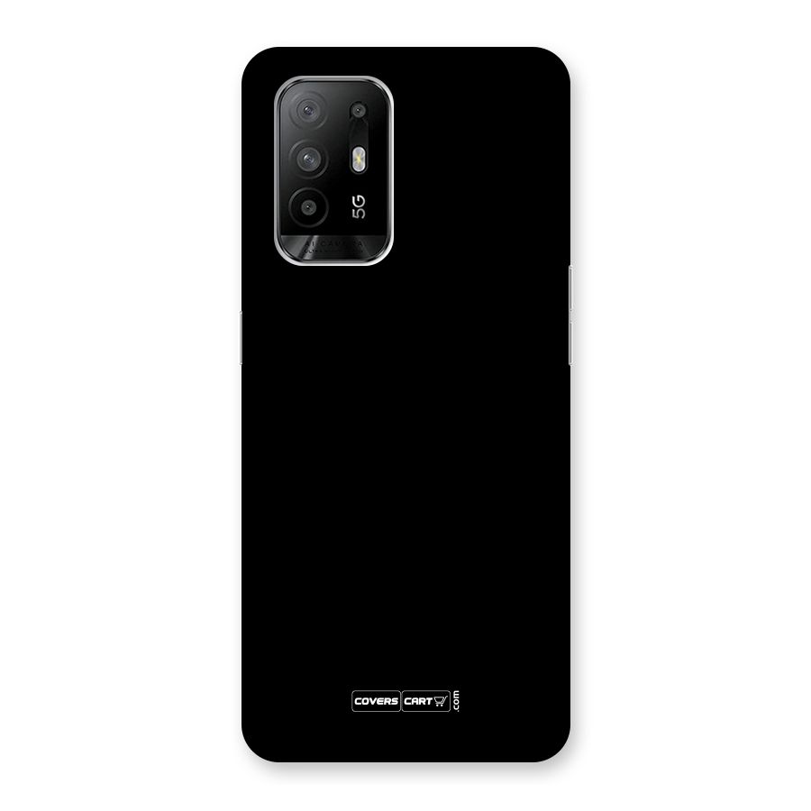 Simple Black Back Case for Oppo F19 Pro Plus 5G