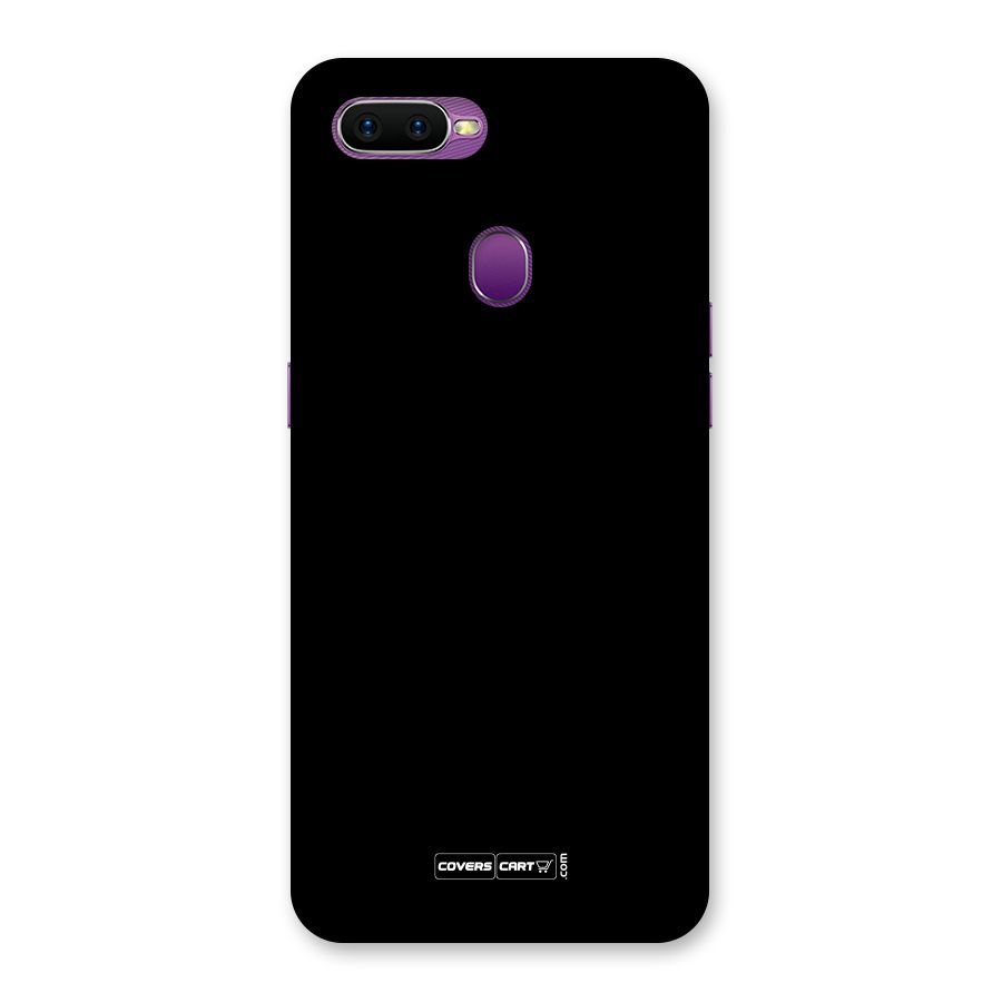 Simple Black Back Case for Oppo F9