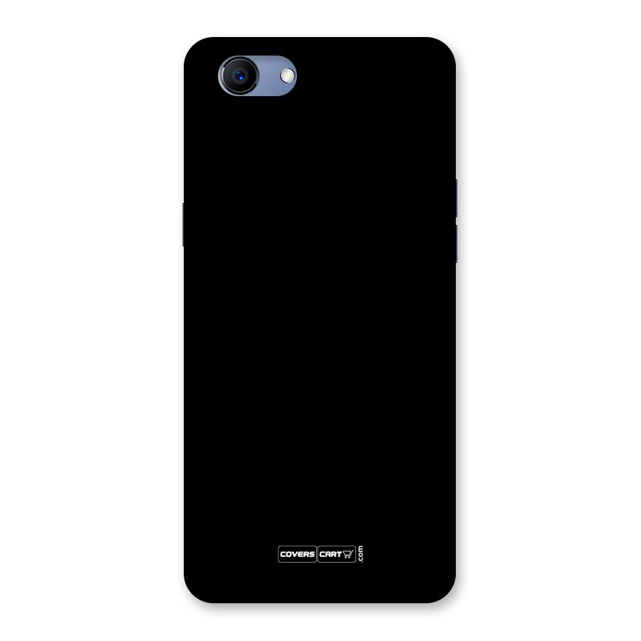 Simple Black Back Case for Oppo Realme 1