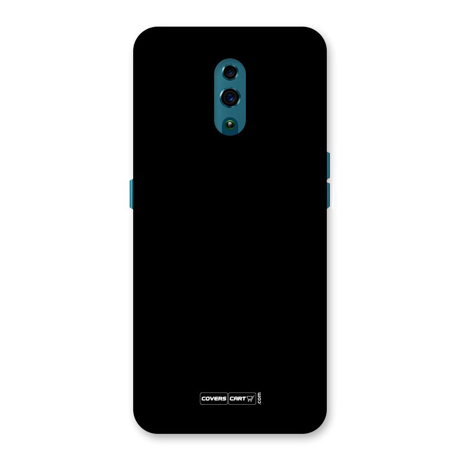 Simple Black Back Case for Oppo Reno