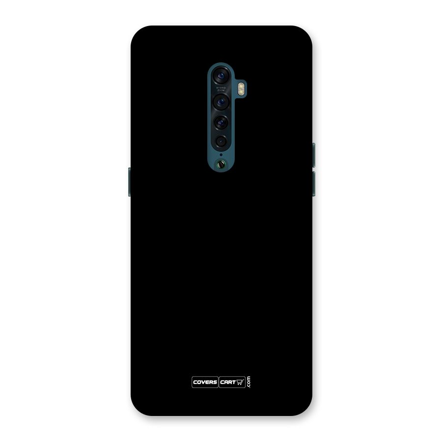 Simple Black Back Case for Oppo Reno2