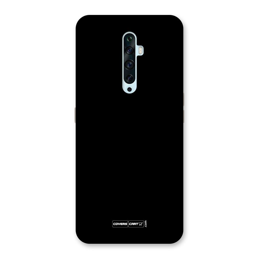 Simple Black Back Case for Oppo Reno2 F
