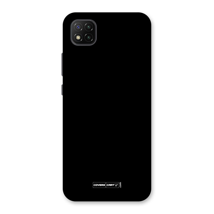 Simple Black Back Case for Poco C3
