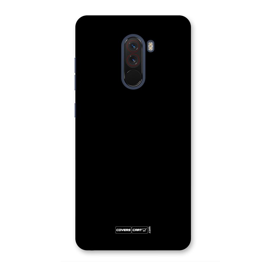 Simple Black Back Case for Poco F1