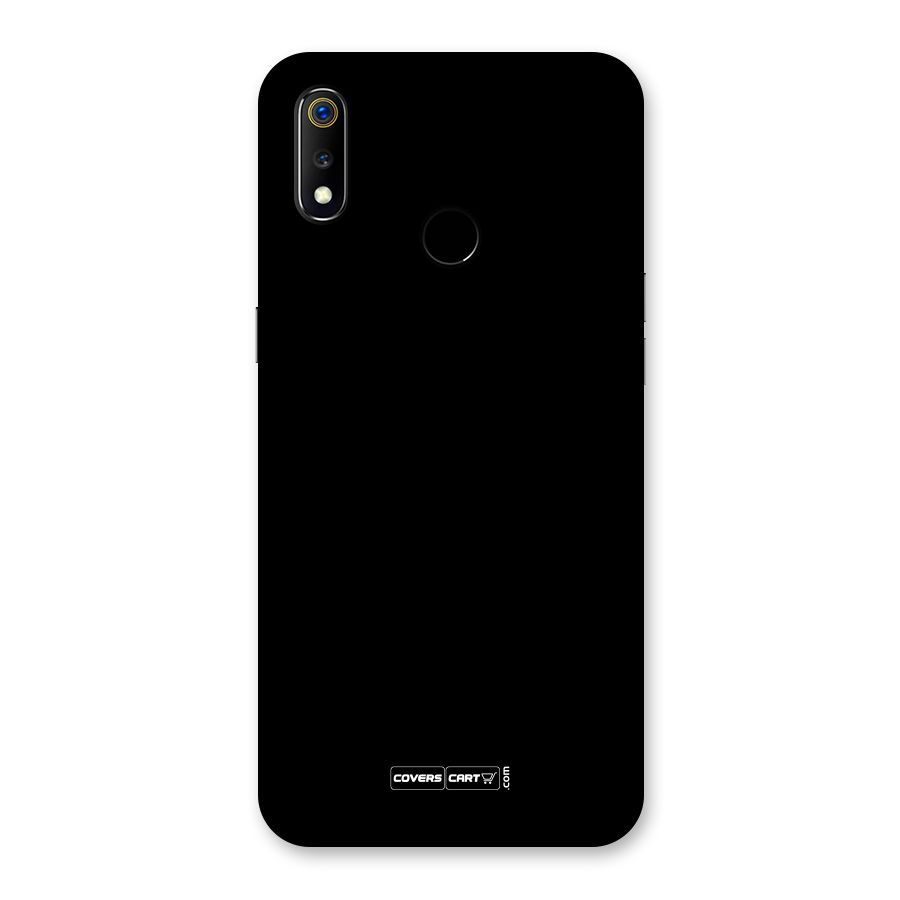 Simple Black Back Case for Realme 3