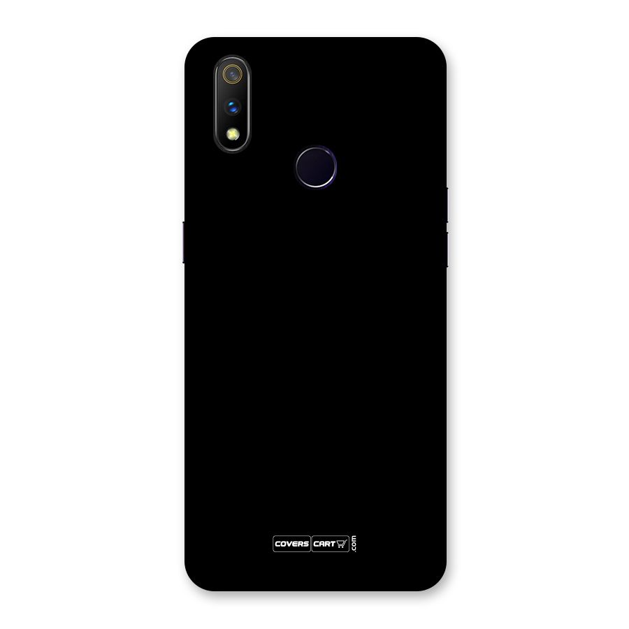 Simple Black Back Case for Realme 3 Pro